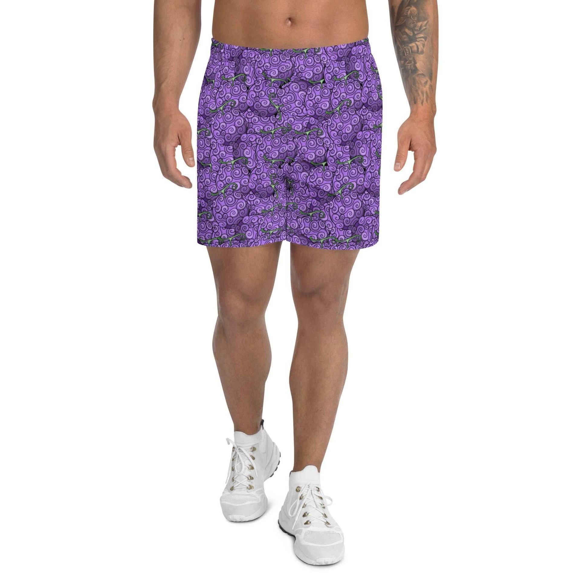 Gum Gum Devil Fruit Recycled Athletic Shorts - 2XS