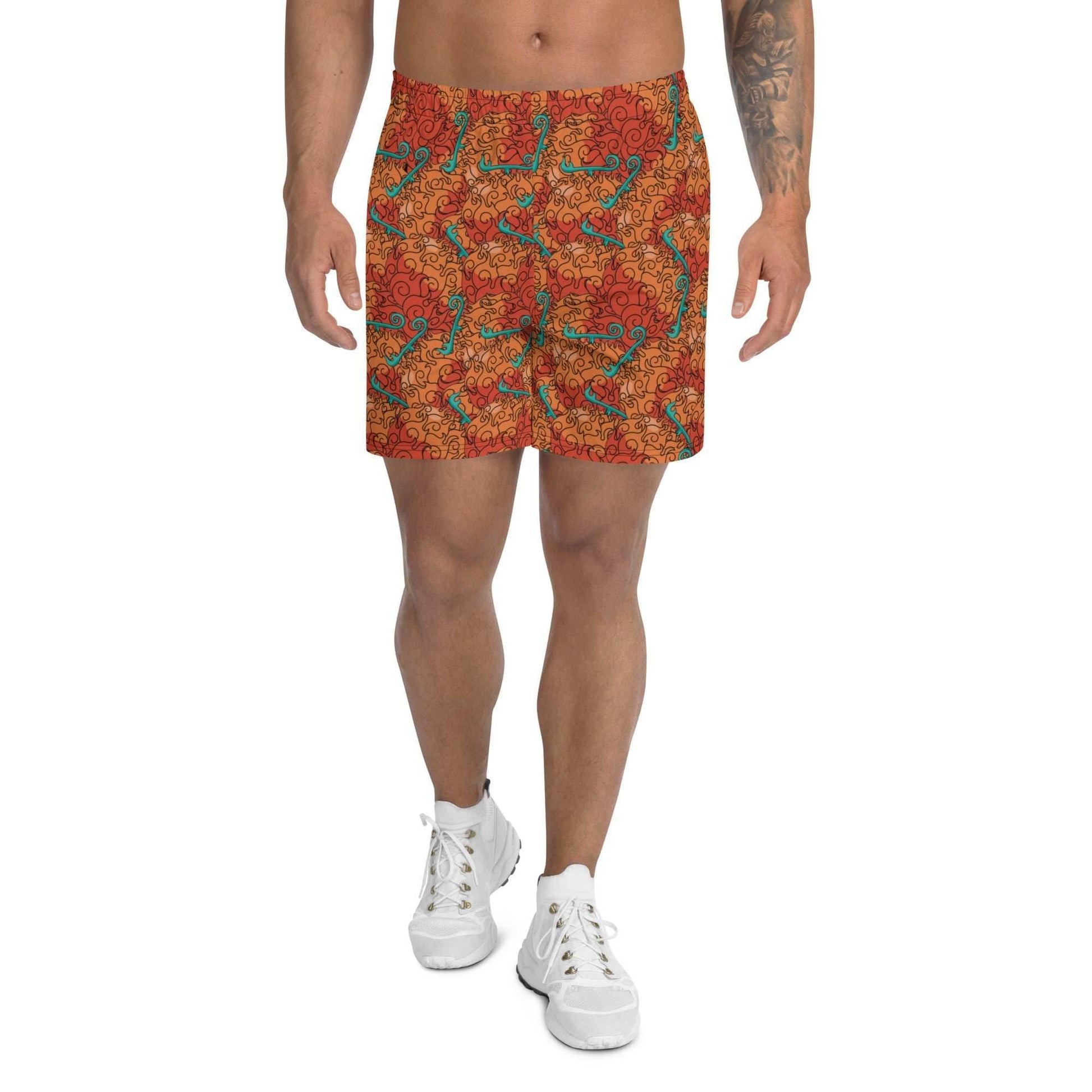 Flame Flame Devil Fruit Recycled Athletic Shorts - 2XS