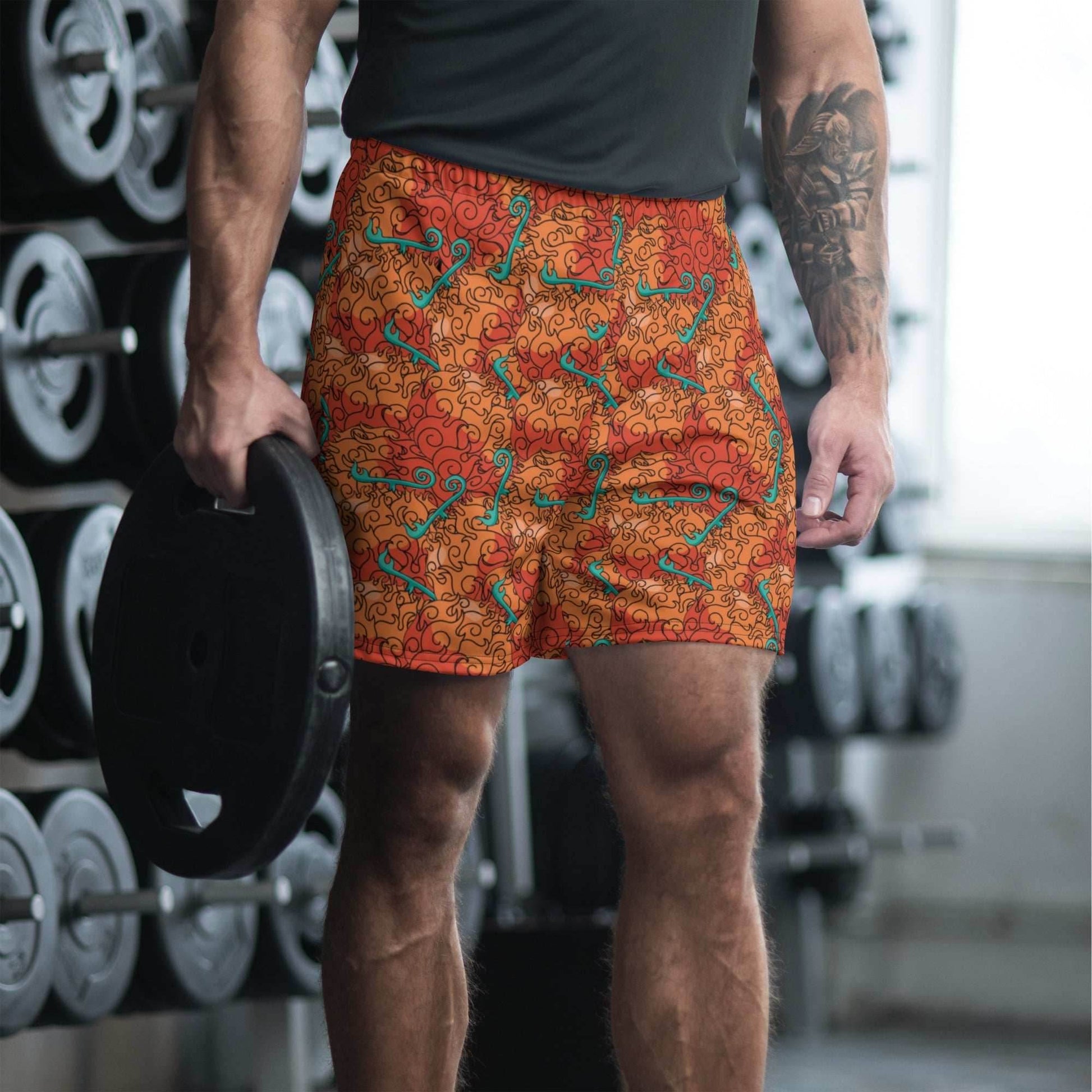 Flame Flame Devil Fruit Recycled Athletic Shorts - 2XS