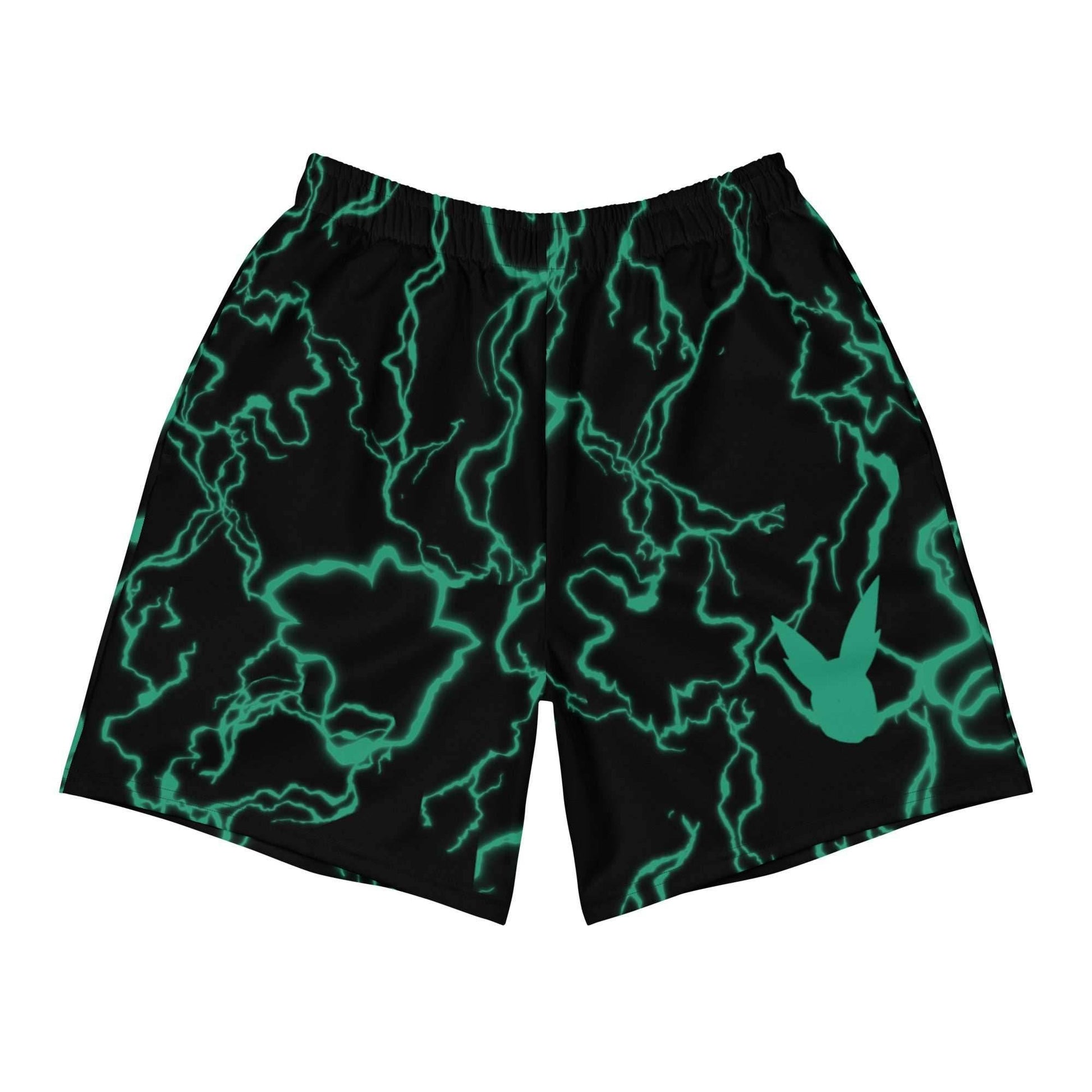 Black Whip Deku Recycled Athletic Anime Shorts - 2XS
