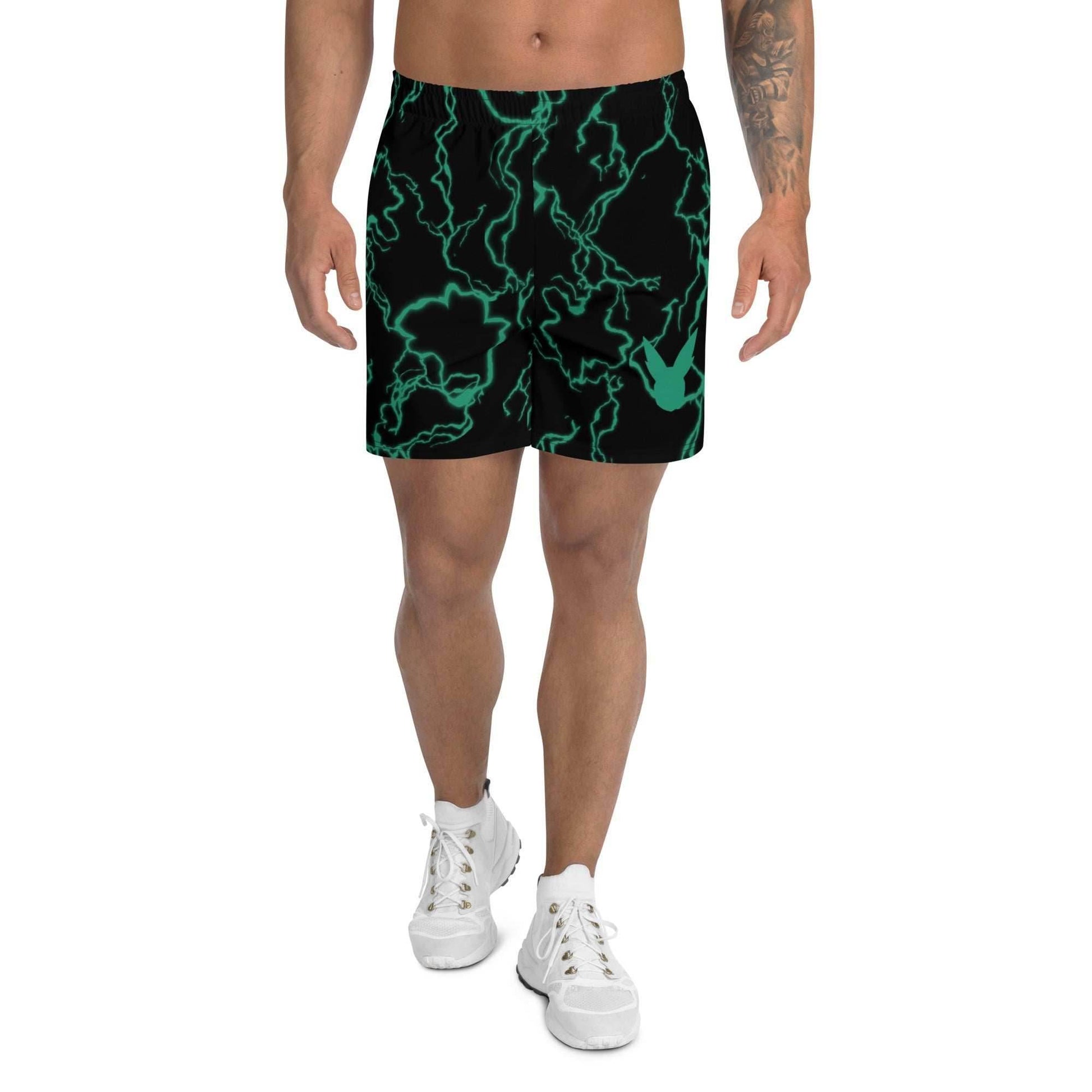Black Whip Deku Recycled Athletic Anime Shorts - 2XS