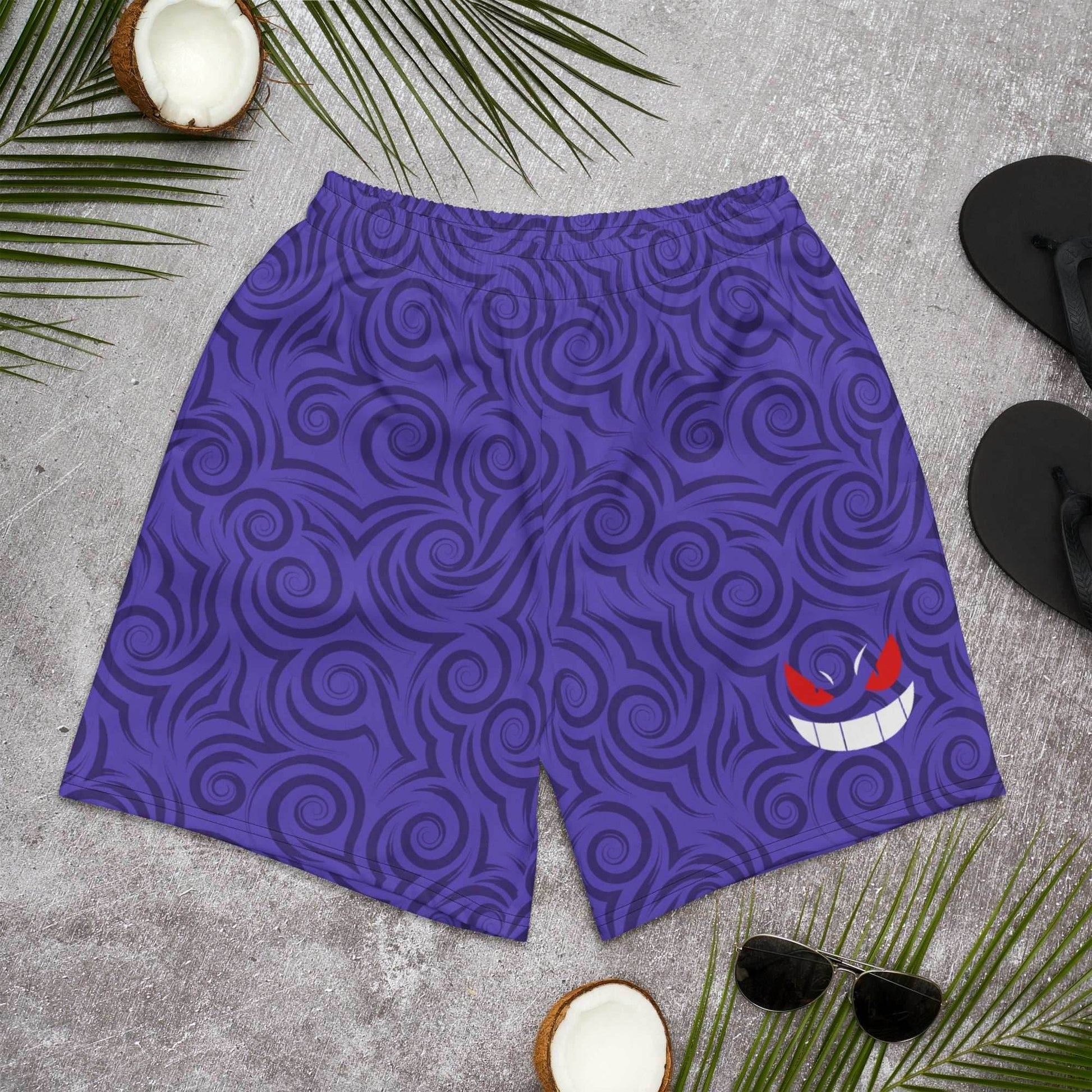 Ghost Type Anime Recycled Athletic Shorts - 2XS