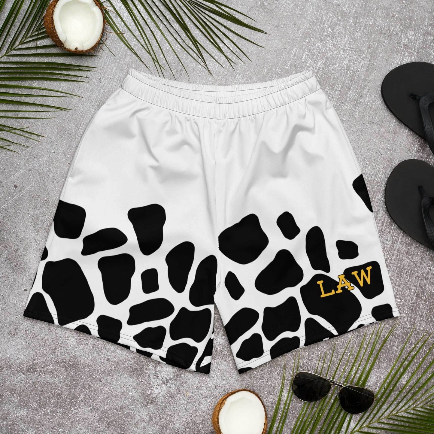 Trafalgar White Recycled Athletic Anime Shorts - 2XS