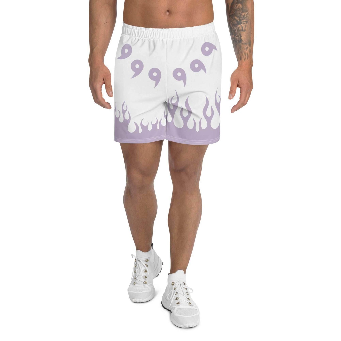 Sixth Paths Lavender Recycled Athletic Anime Shorts - 2XS
