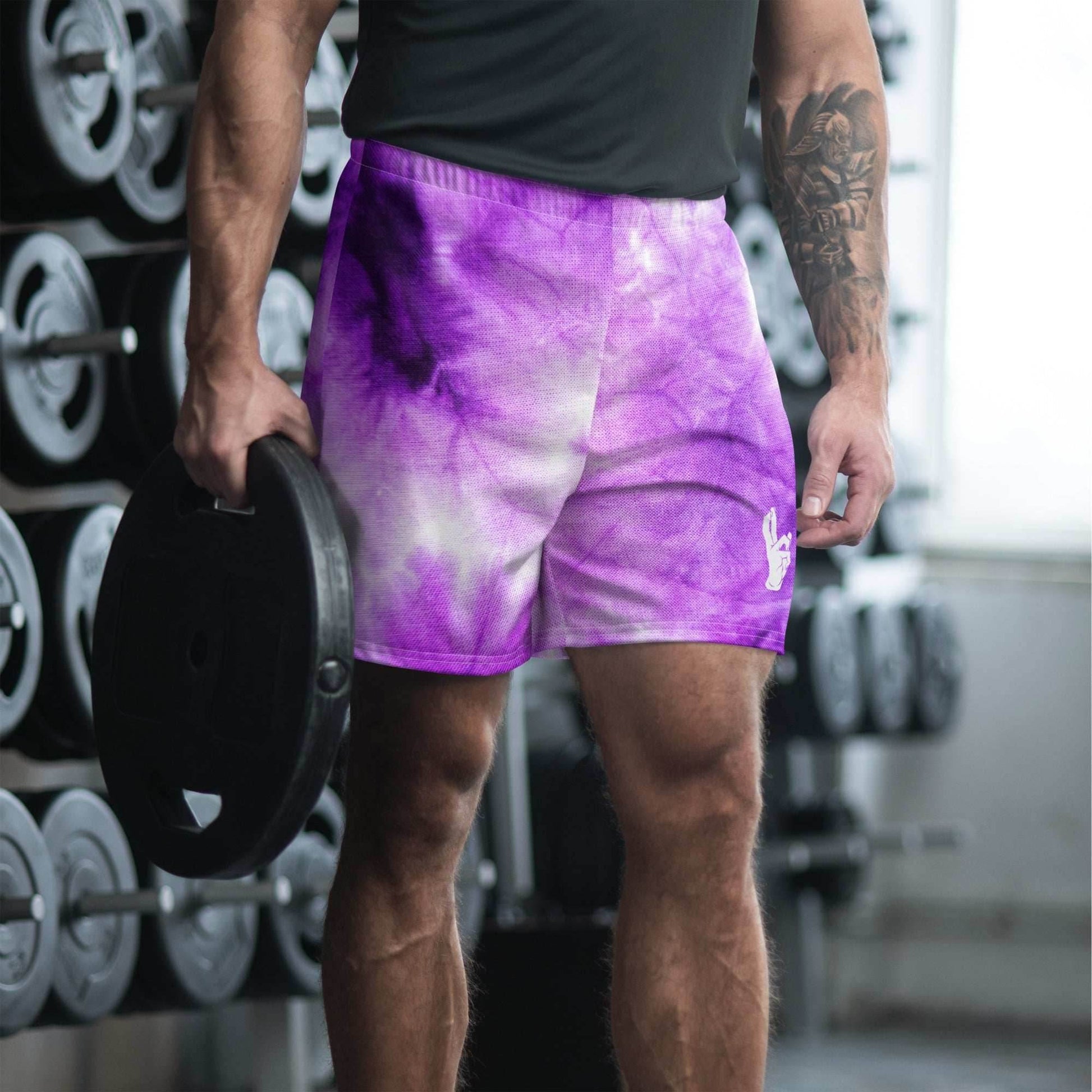 Domain Expansion Tie Dye Recycled Athletic Shorts - 2XS