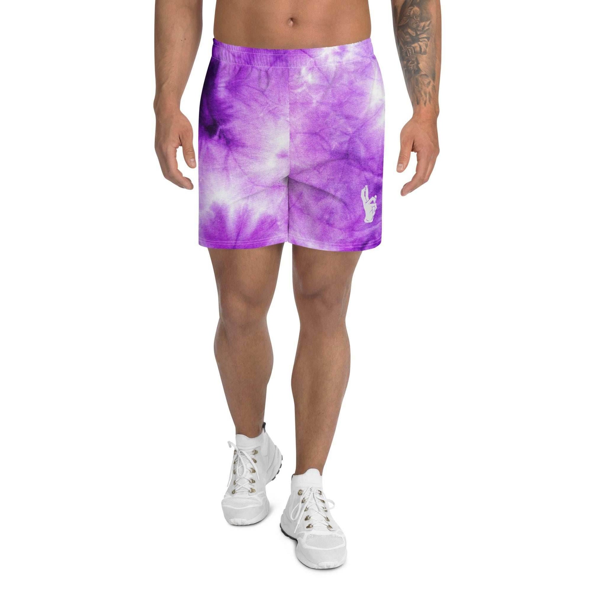 Domain Expansion Tie Dye Recycled Athletic Shorts - 2XS