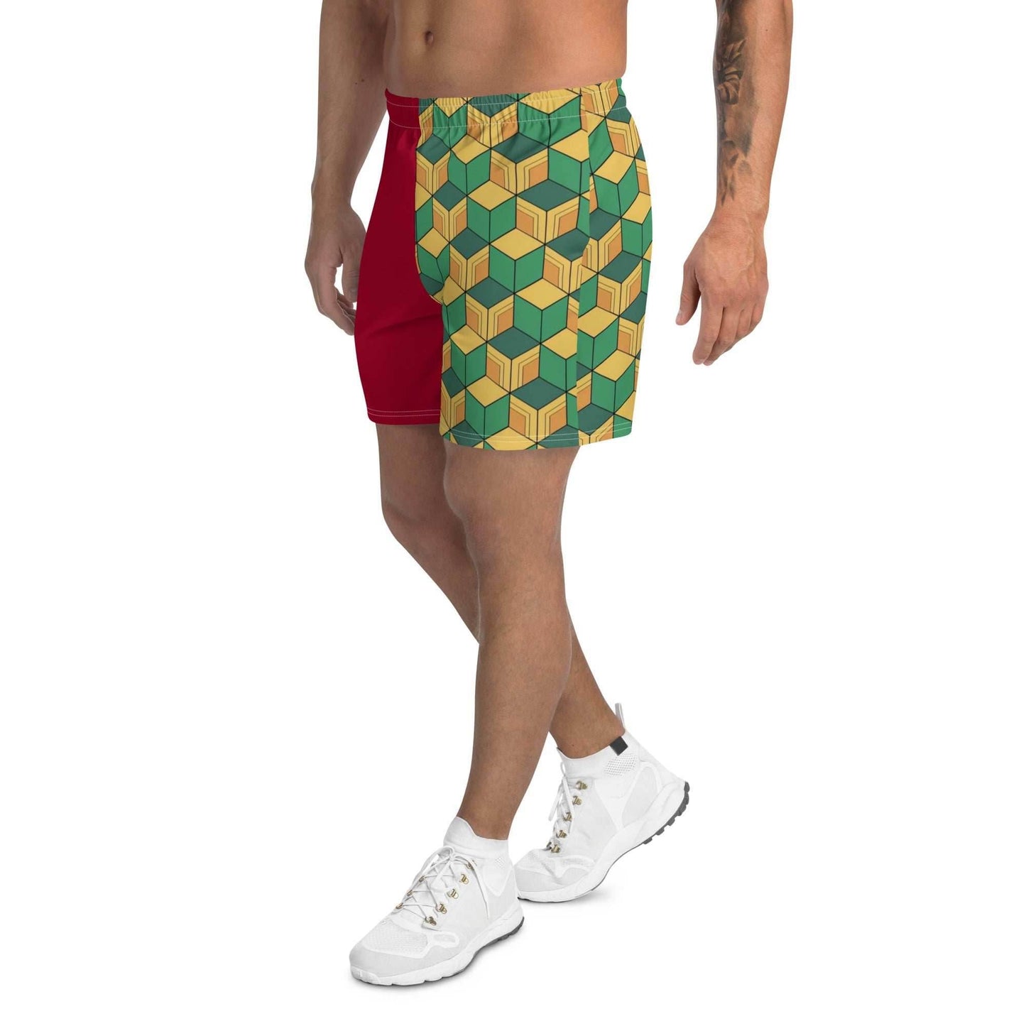 Tomioka Kimono Recycled Athletic Anime Shorts - 2XS