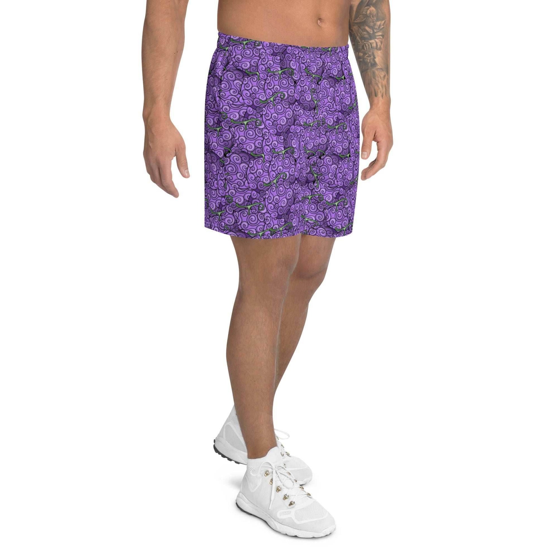Gum Gum Devil Fruit Recycled Athletic Shorts - 2XS