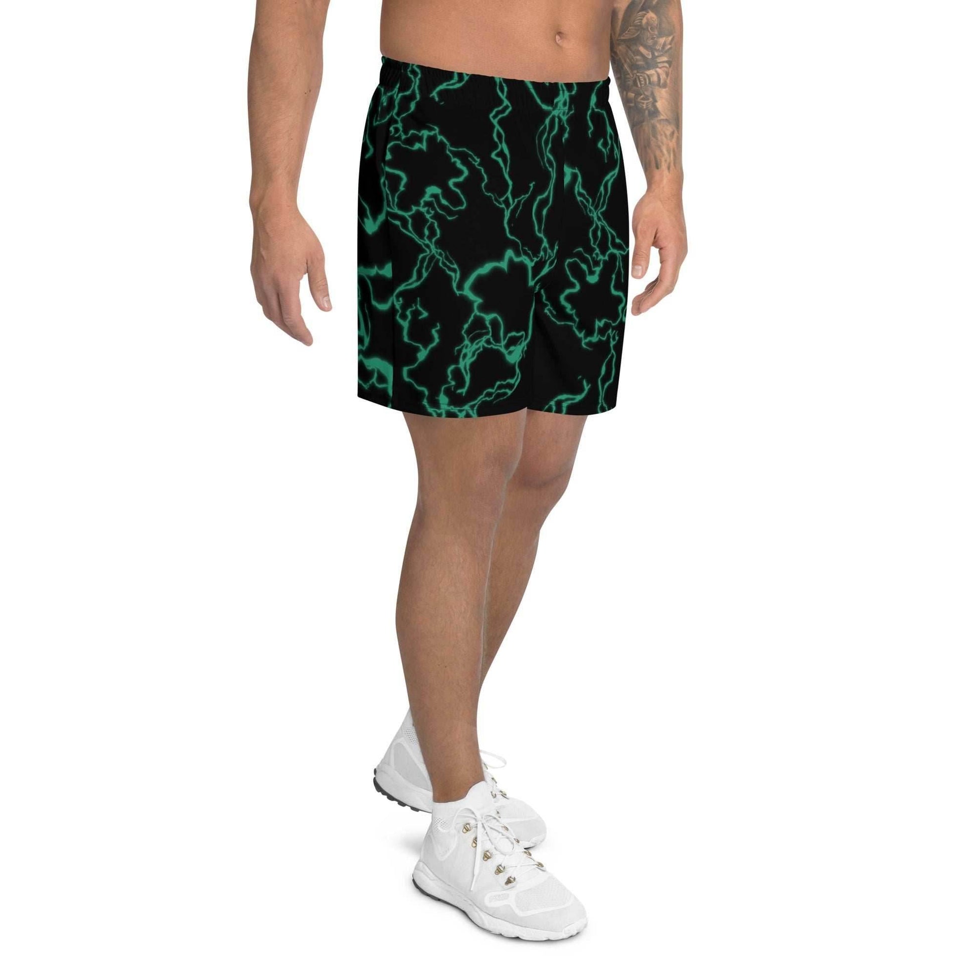 Black Whip Deku Recycled Athletic Anime Shorts - 2XS
