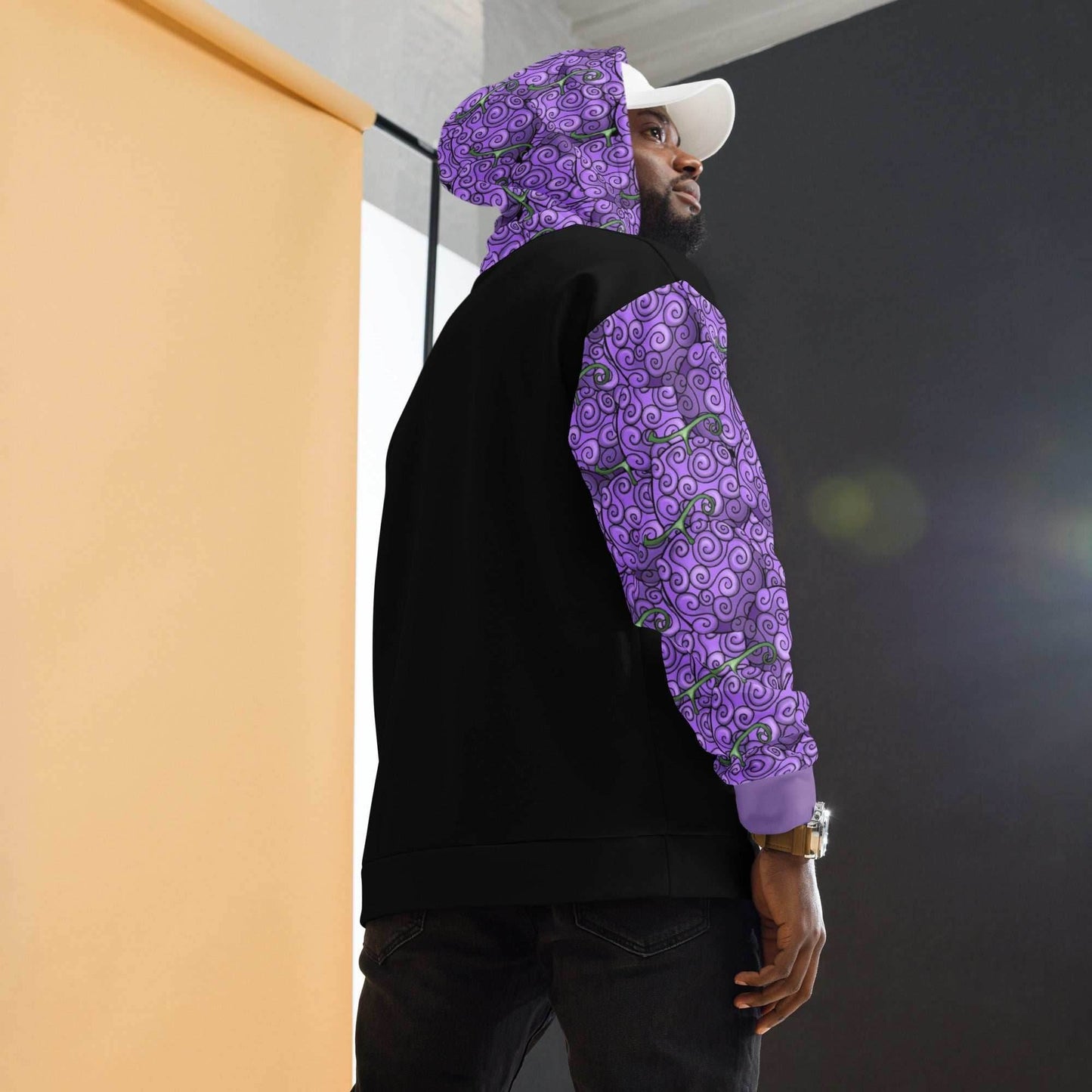 Gum Gum Devil Fruit Recylced Unisex Anime Hoodie - XS