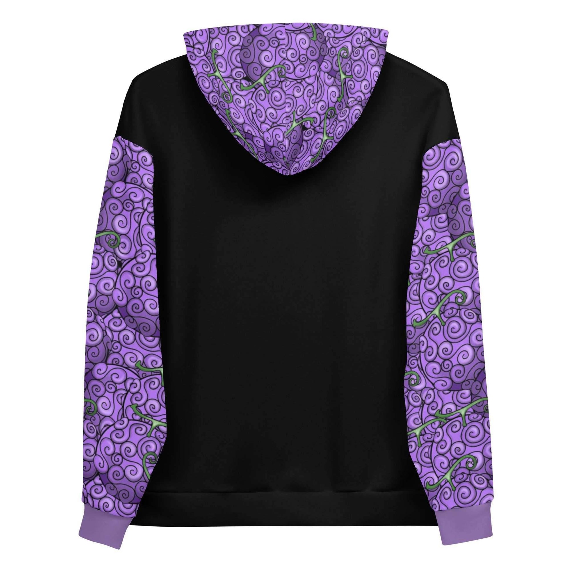 Gum Gum Devil Fruit Recylced Unisex Anime Hoodie - XS