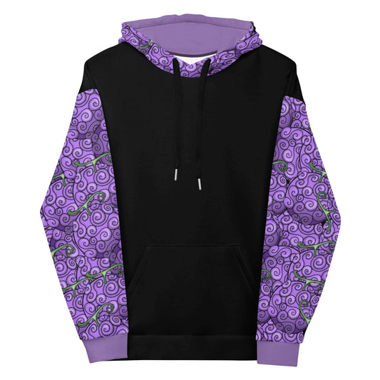 Gum Gum Devil Fruit Recylced Unisex Anime Hoodie - XS