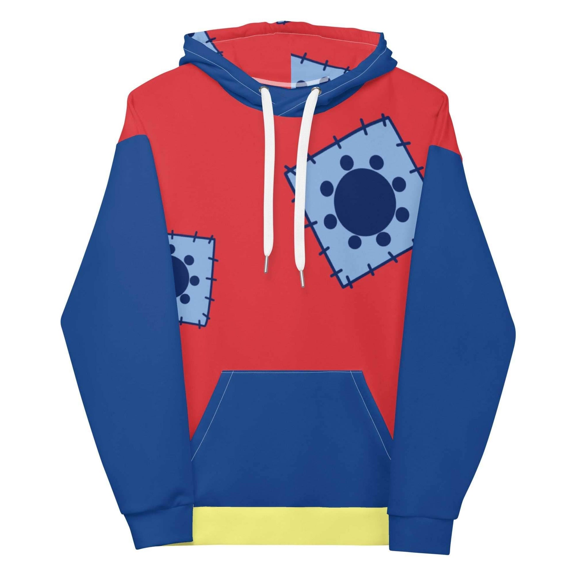 Luffy Wano Recycled Unisex Anime Hoodie - 2XS