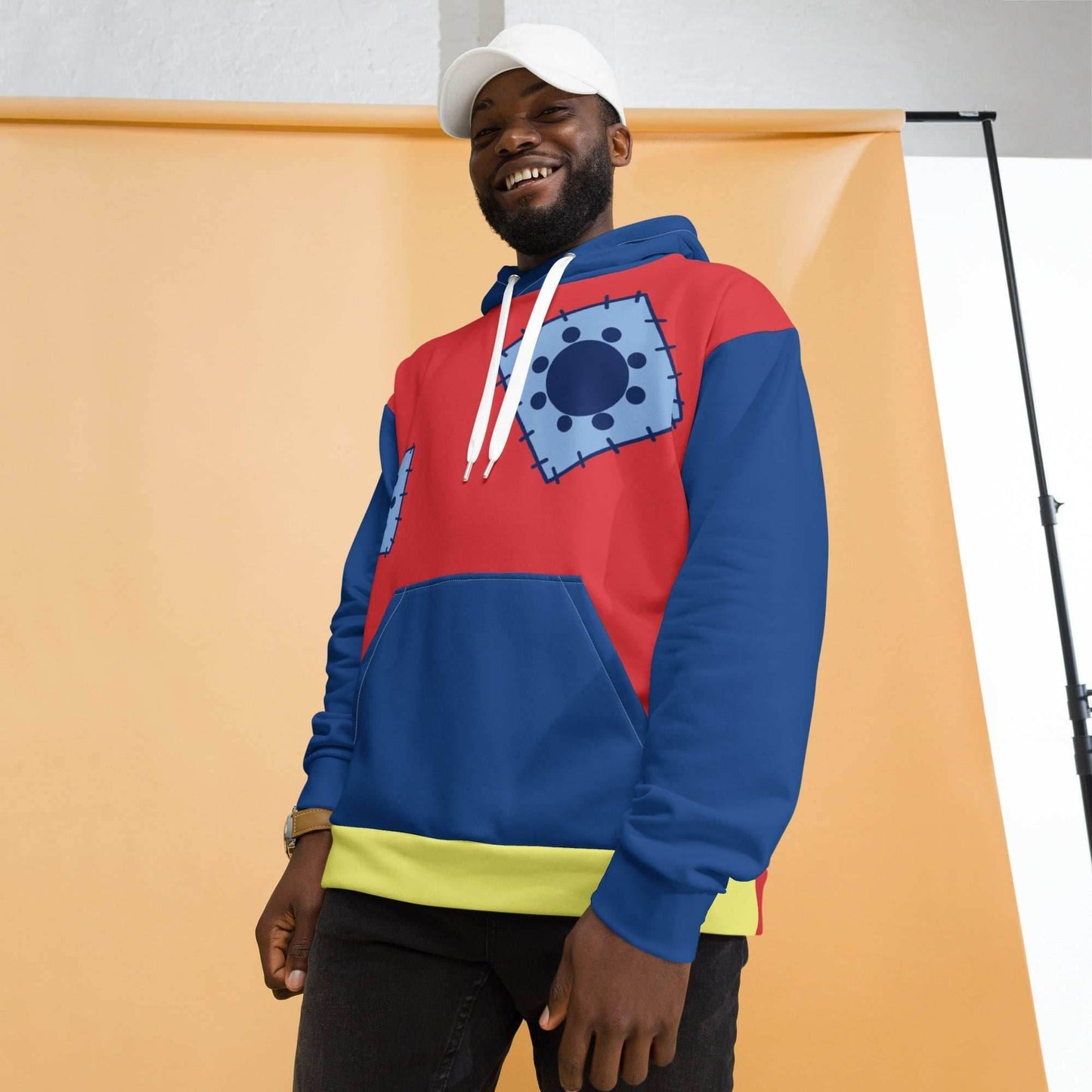 Luffy Wano Recycled Unisex Anime Hoodie - 2XS