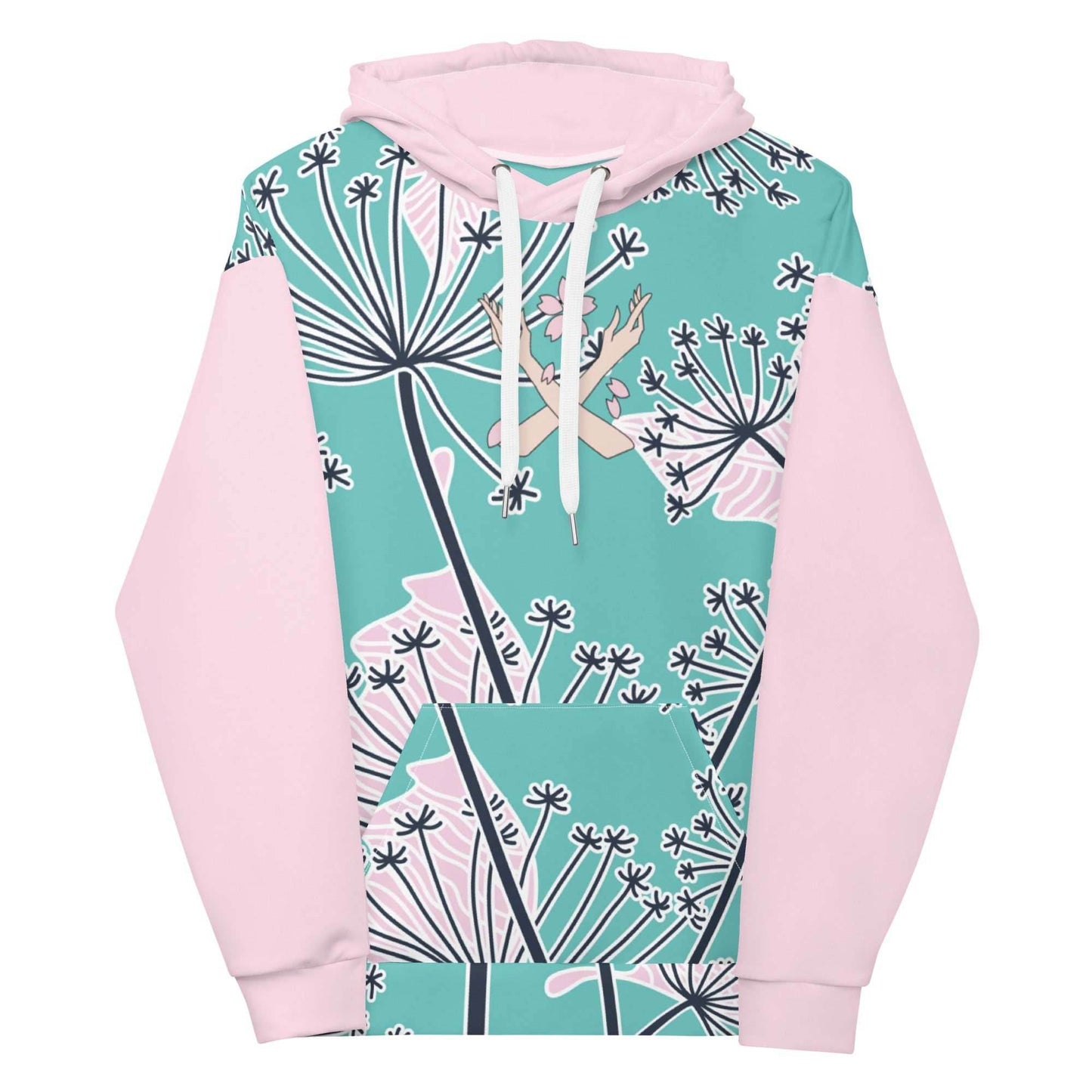 Robin Fleur Recycled Unisex Anime Hoodie - 2XS