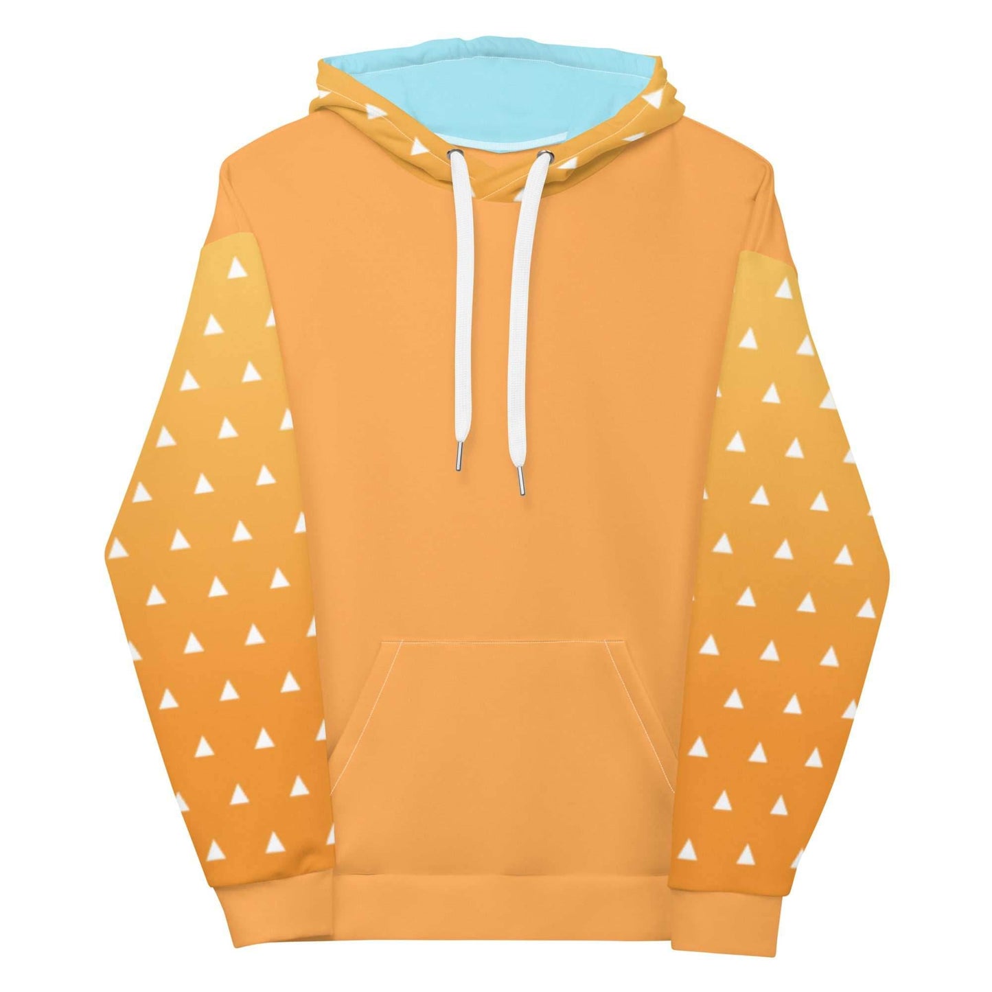 Zenitsu Kimono Recycled Unisex Anime Hoodie - 2XS