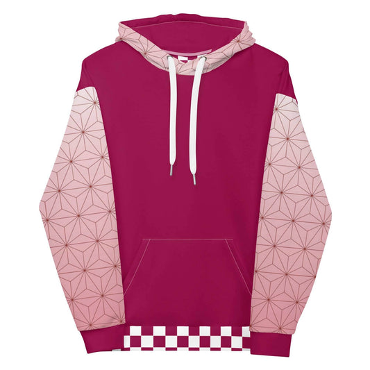 Nezuko Kimono Recycled Unisex Anime Hoodie - 2XS