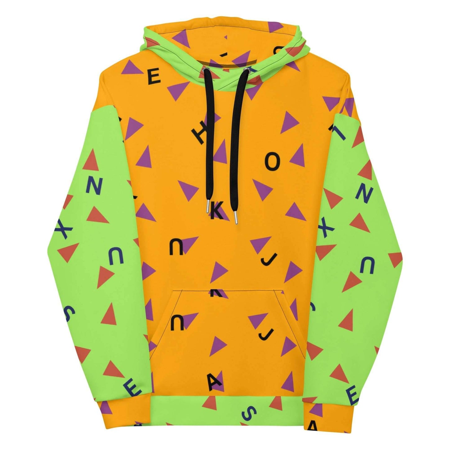 Roshi Print Recycled Unisex Anime Hoodie - 2XS