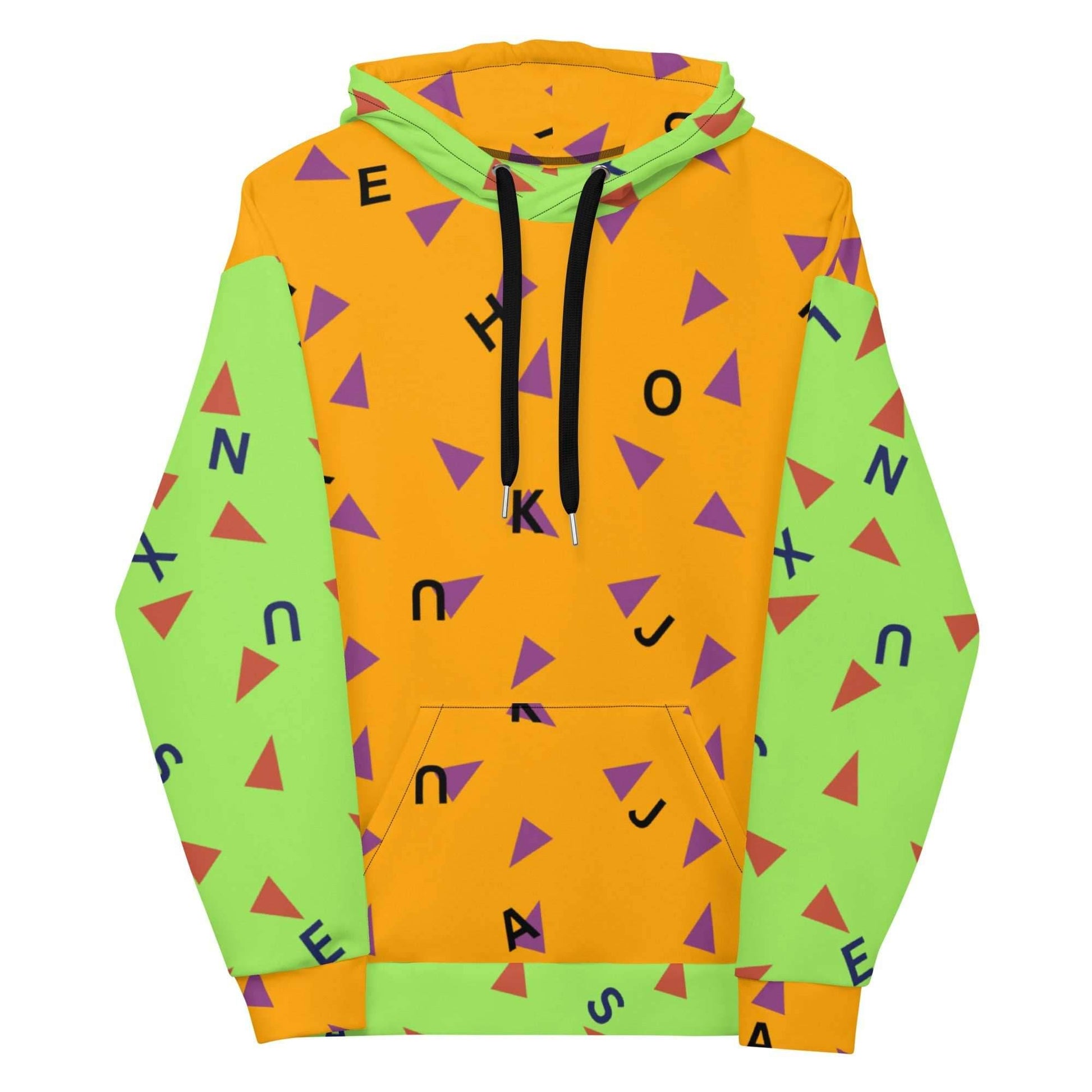 Roshi Print Recycled Unisex Anime Hoodie - 2XS