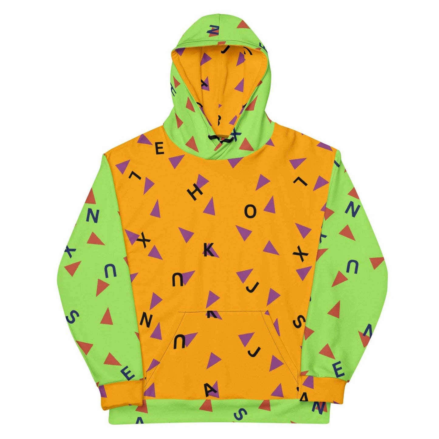 Roshi Print Recycled Unisex Anime Hoodie - 2XS