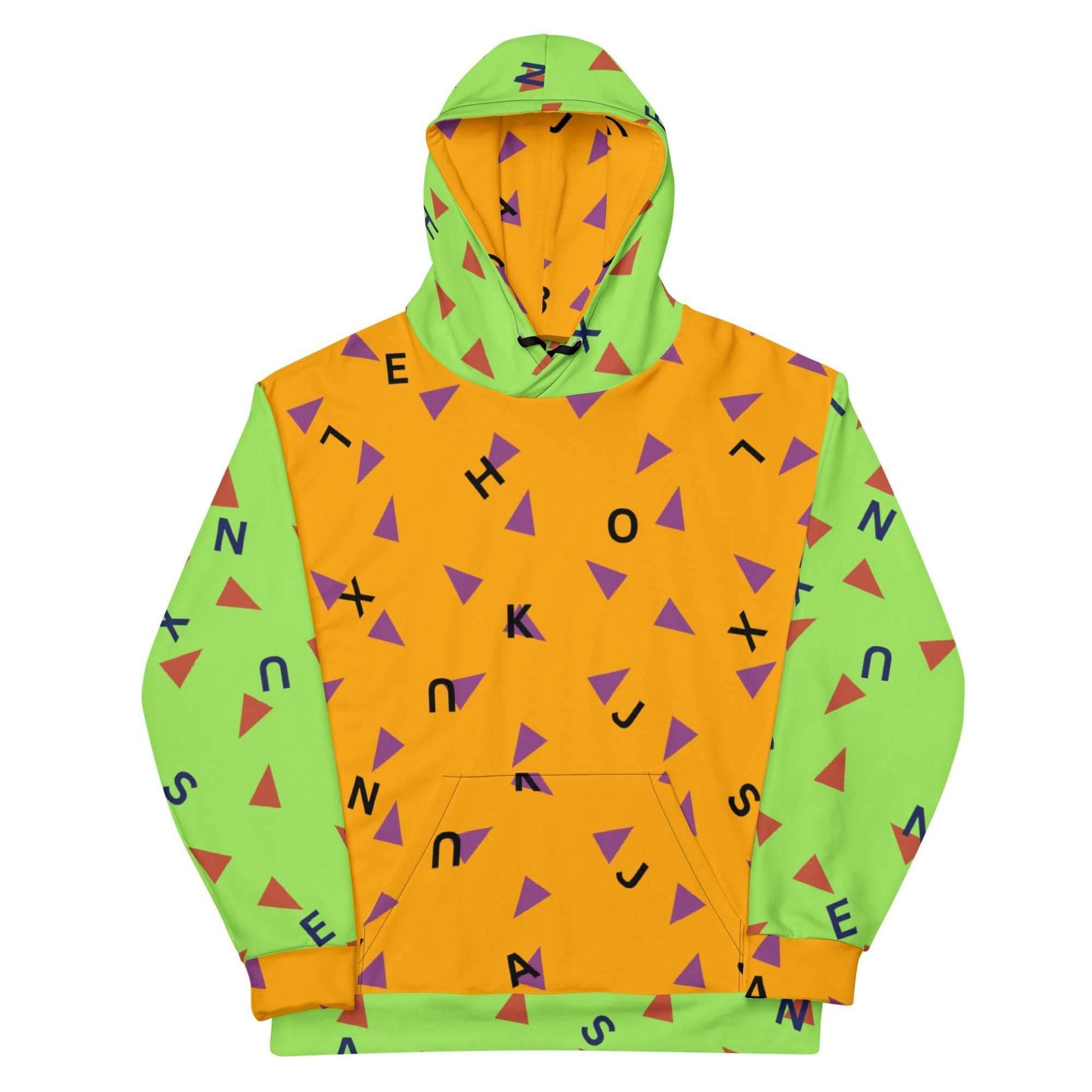 Roshi Print Recycled Unisex Anime Hoodie - 2XS
