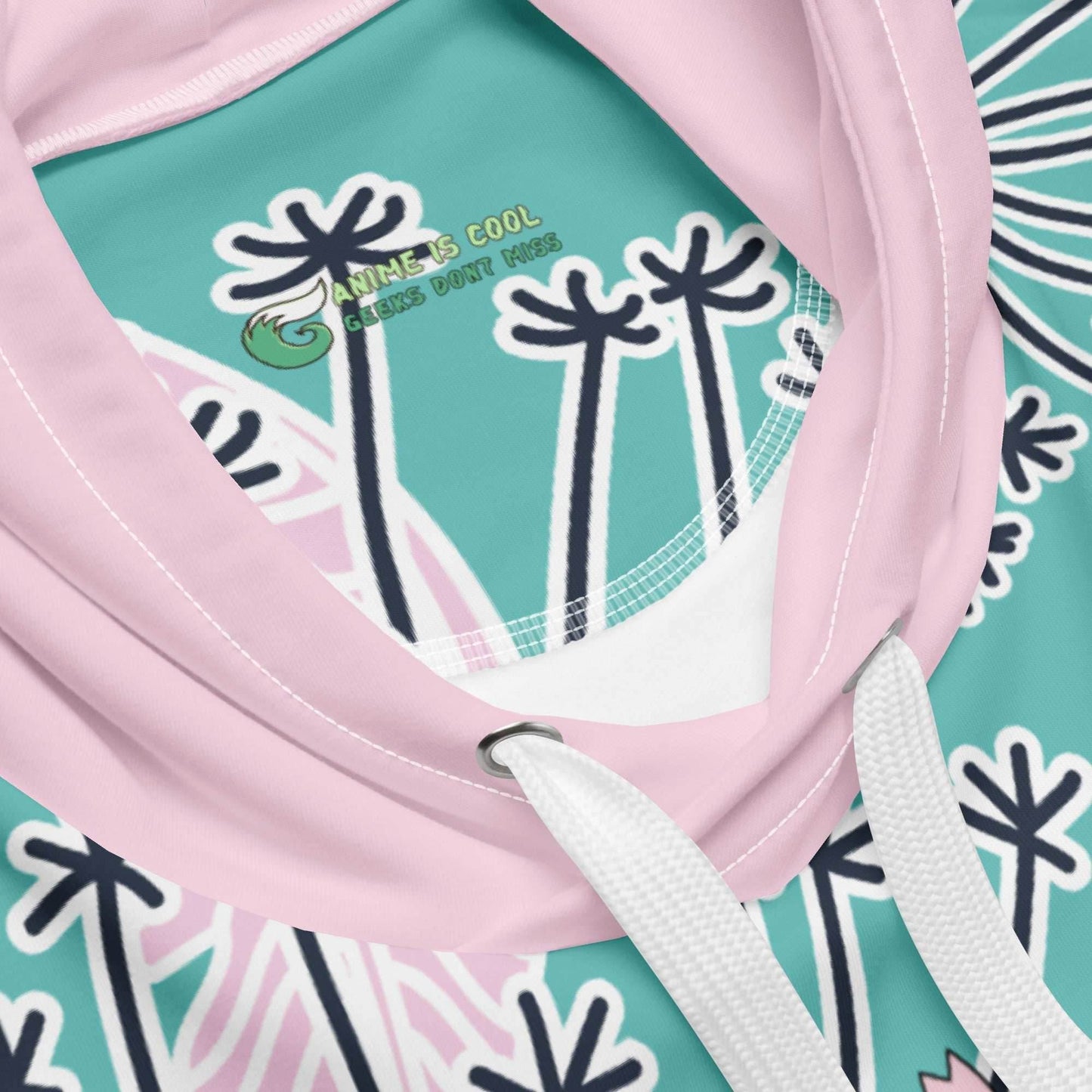 Robin Fleur Recycled Unisex Anime Hoodie - 2XS