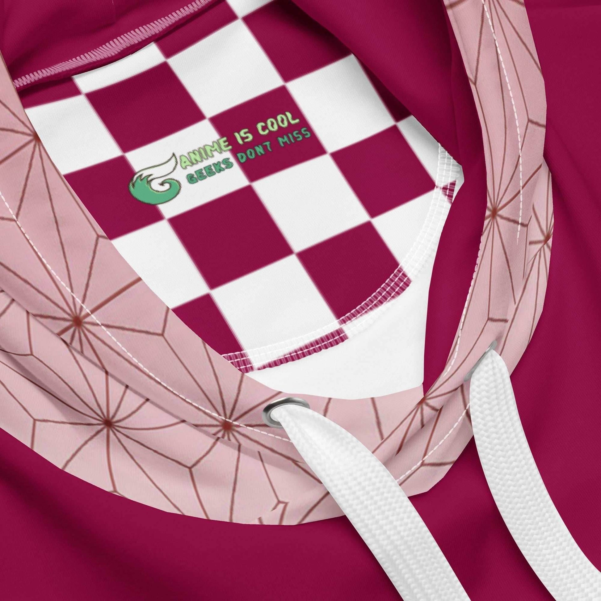 Nezuko Kimono Recycled Unisex Anime Hoodie - 2XS