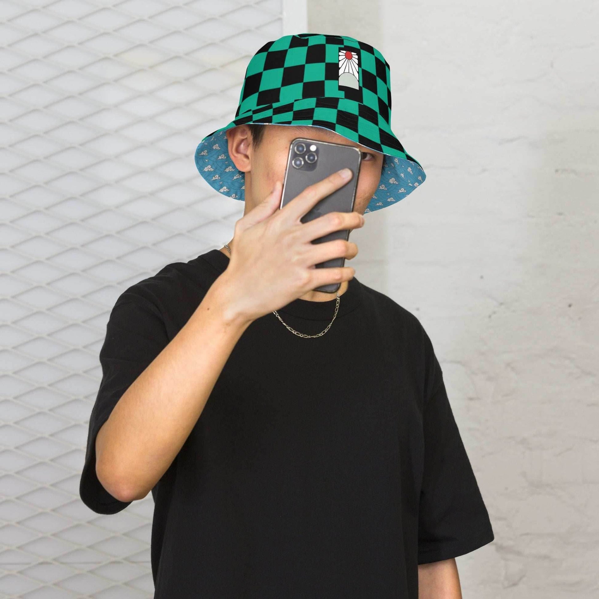 D Slayer 2 in 1 Reversible Bucket Hat - S/M