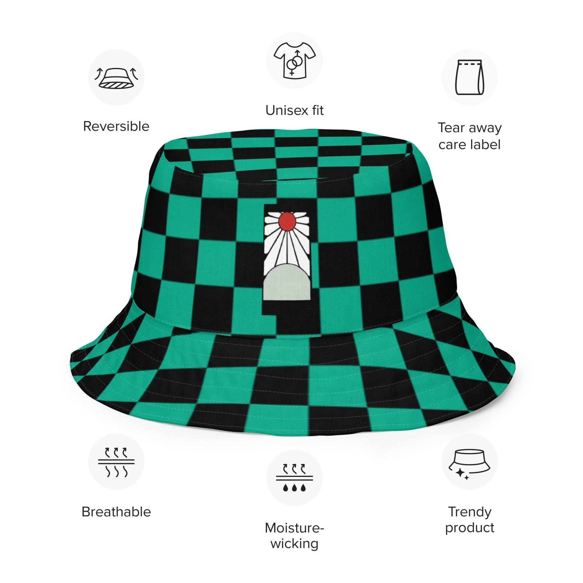 D Slayer 2 in 1 Reversible Bucket Hat - S/M