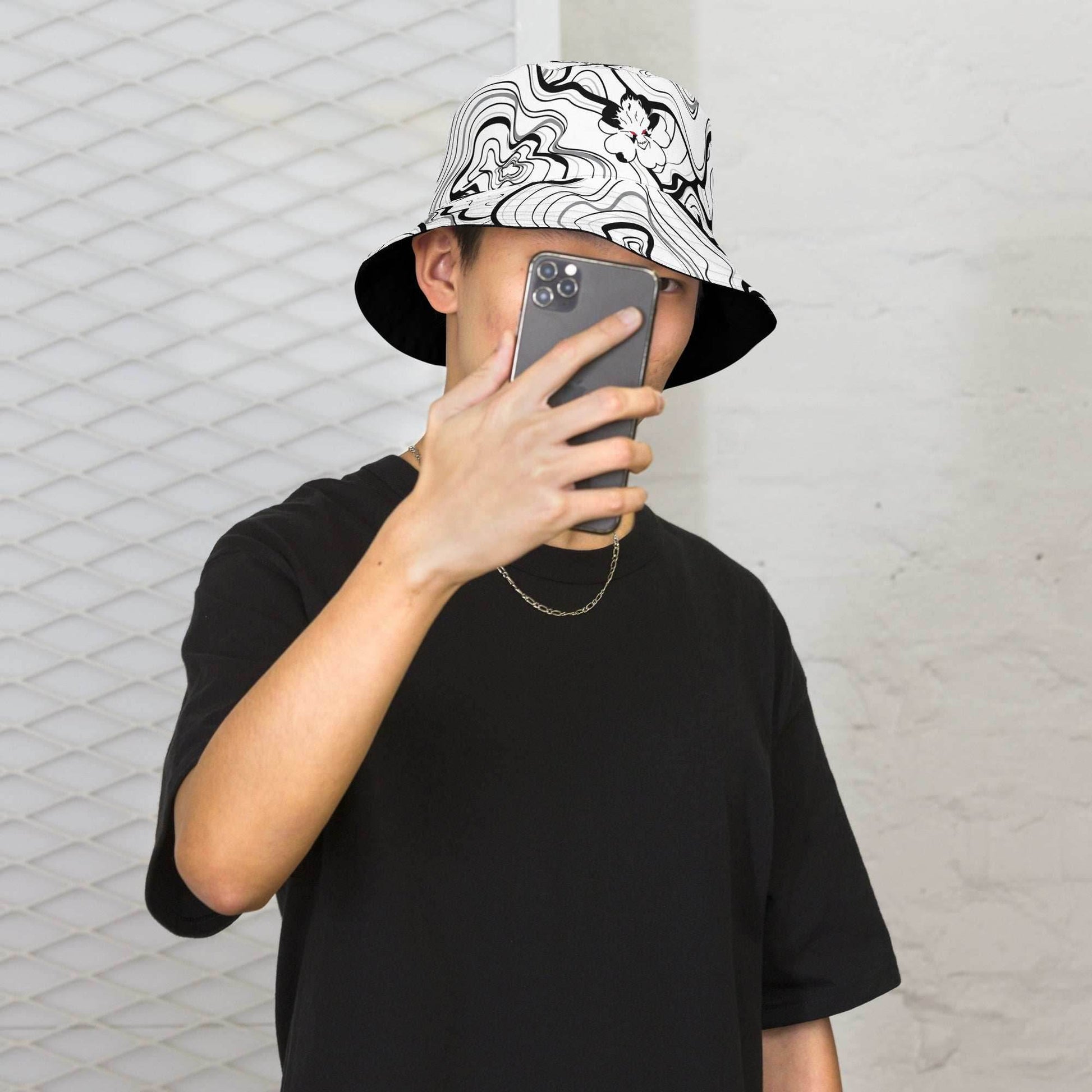 Asta Devil Form 2 in 1 Reversible Bucket Hat - XS