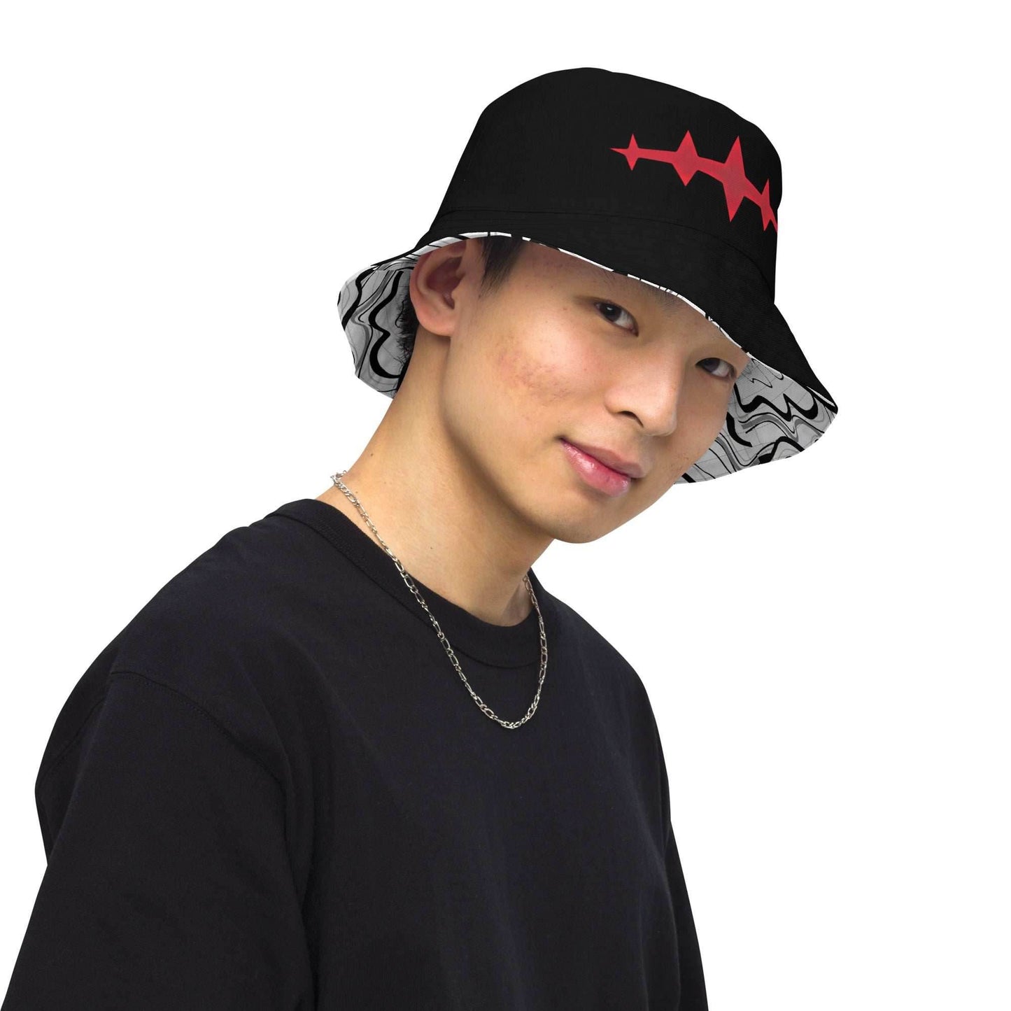 Asta Devil Form 2 in 1 Reversible Bucket Hat - XS