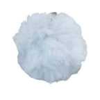 Alpaca Fuzzball Keychain - White