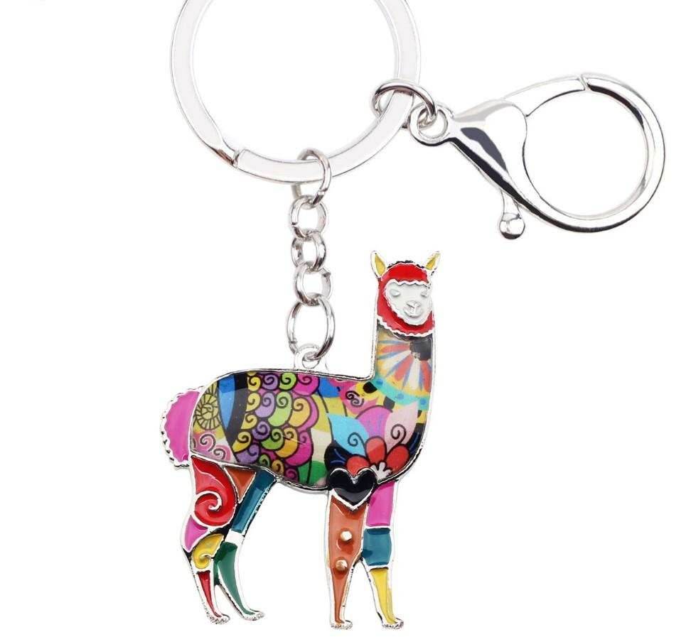 Alpaca Keychain Charm - One