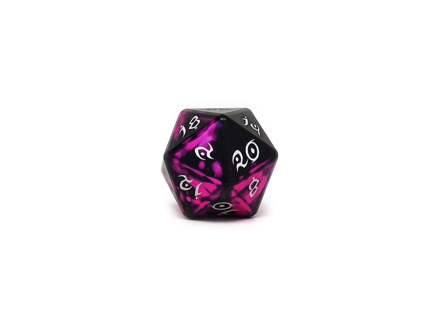 Aluminum Elite Dice of the Elvenkind - Pink 7 Dice Set