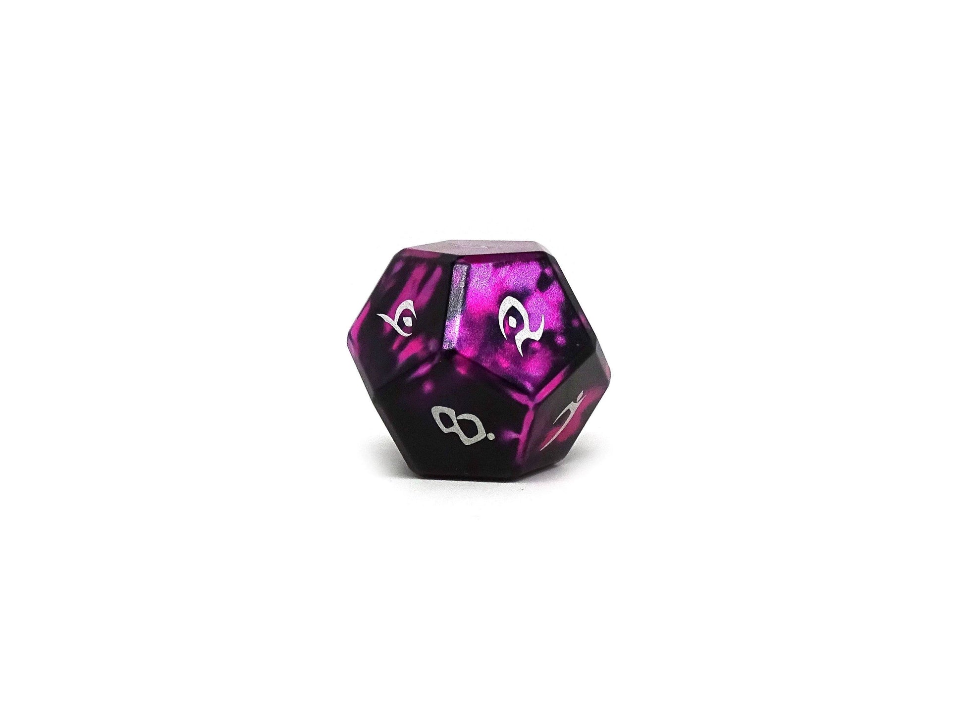 Aluminum Elite Dice of the Elvenkind - Pink 7 Dice Set