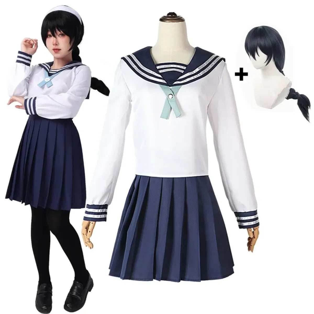 Amanai Riko Cosplay Costume – Jujutsu Kaisen Outfit - S / Costume and Wig