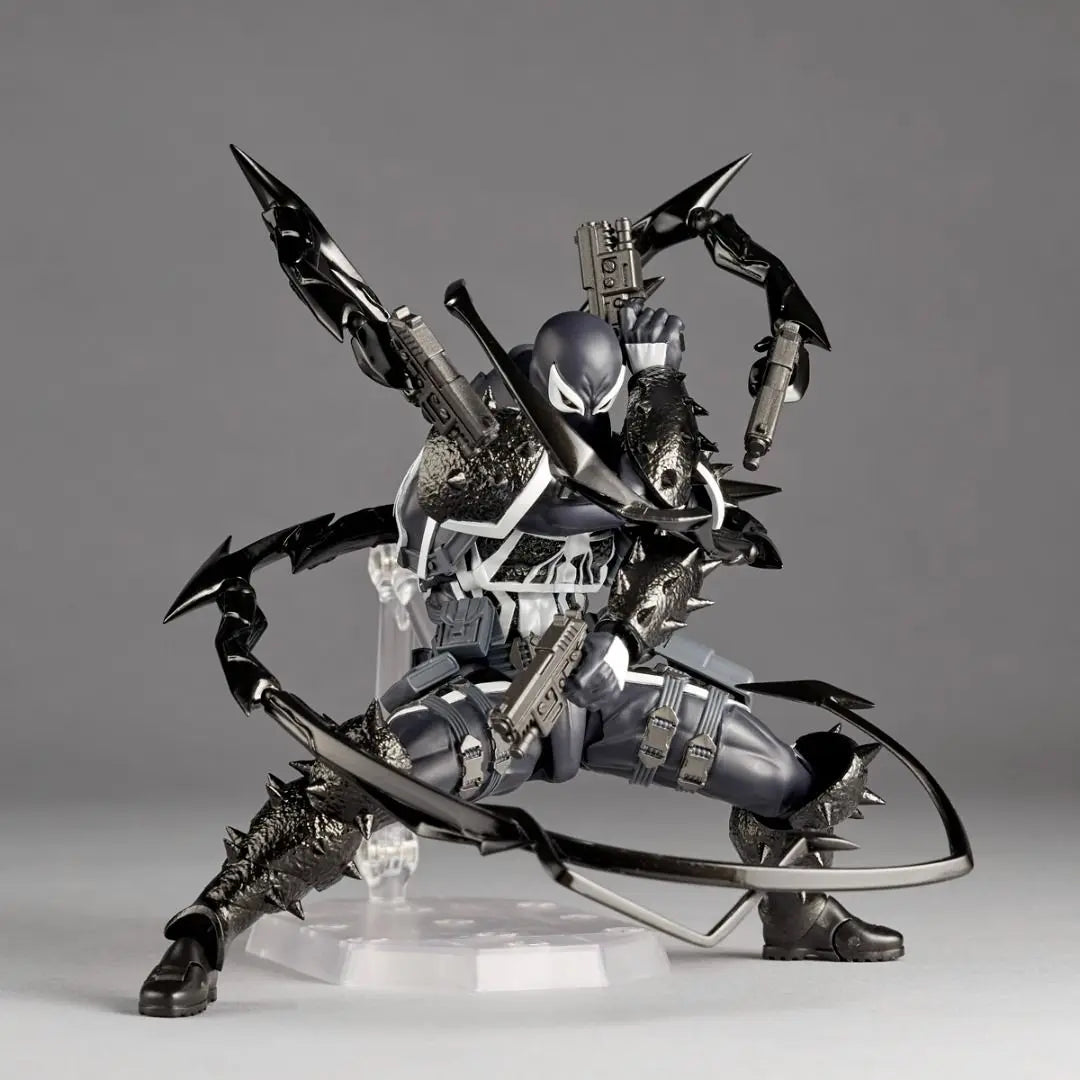 AMAZING YAMAGUCHI Agent Venom KAIYODO Eugene Thompson Symbiote Deadpool Comics Action Figure Model Movie Toys For Kids Doll Gift