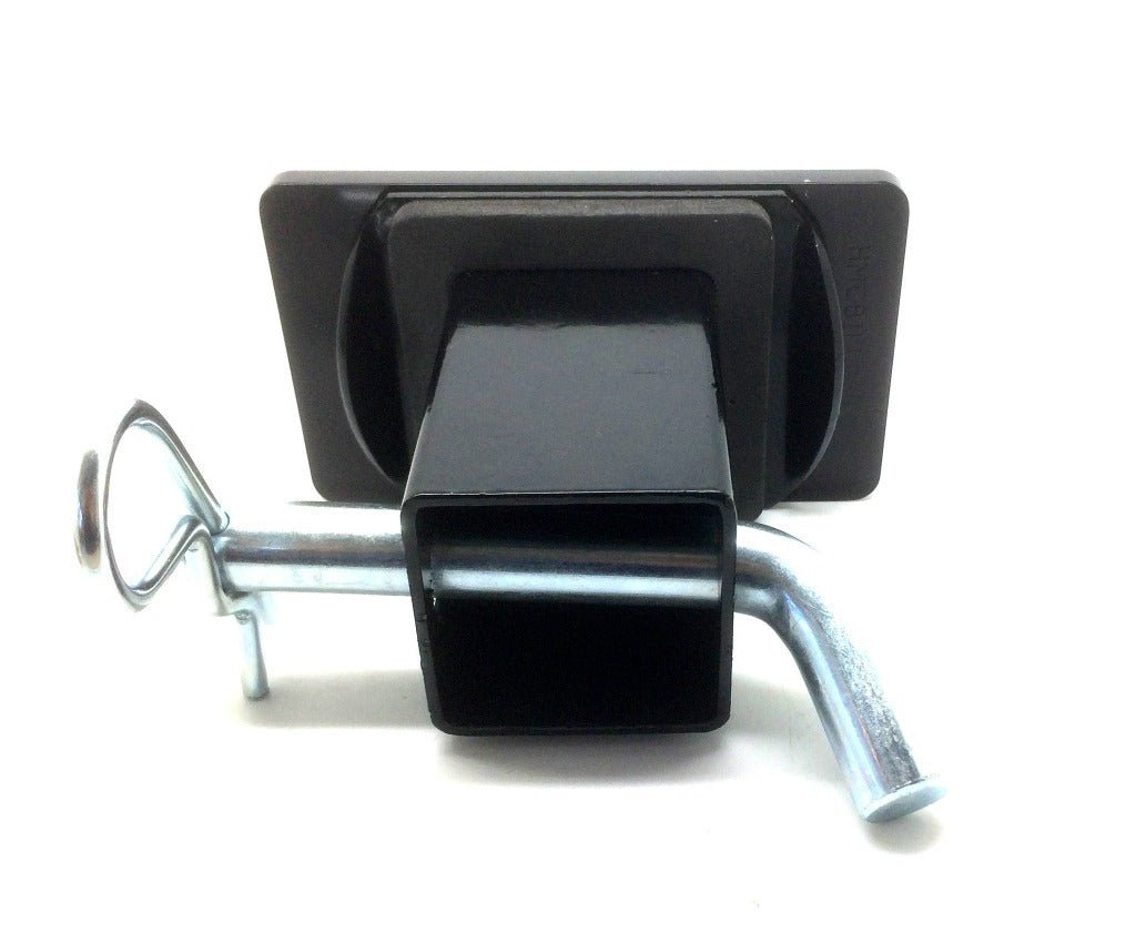 American Flag Waving Color with Punisher Hitch Cover