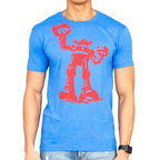 Ames Bros Destroyer Vintage Blue Adult T-shirt - S