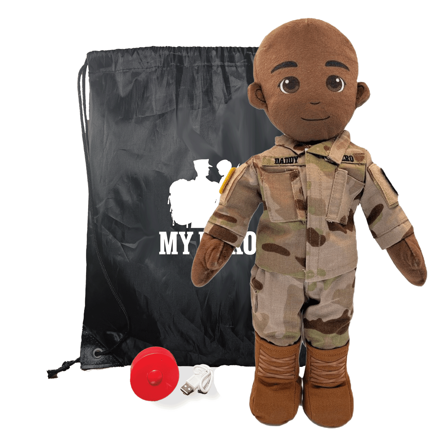 My Hero™ Army Soldier Daddy Doll | Custom Recordable Plush