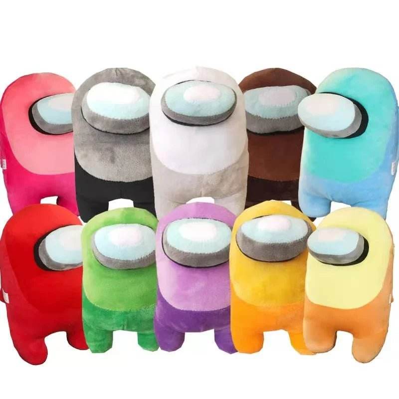 Among Us Cute Plush Stuffed Collectible toys (Brown) kawaii Video Game Characters - 