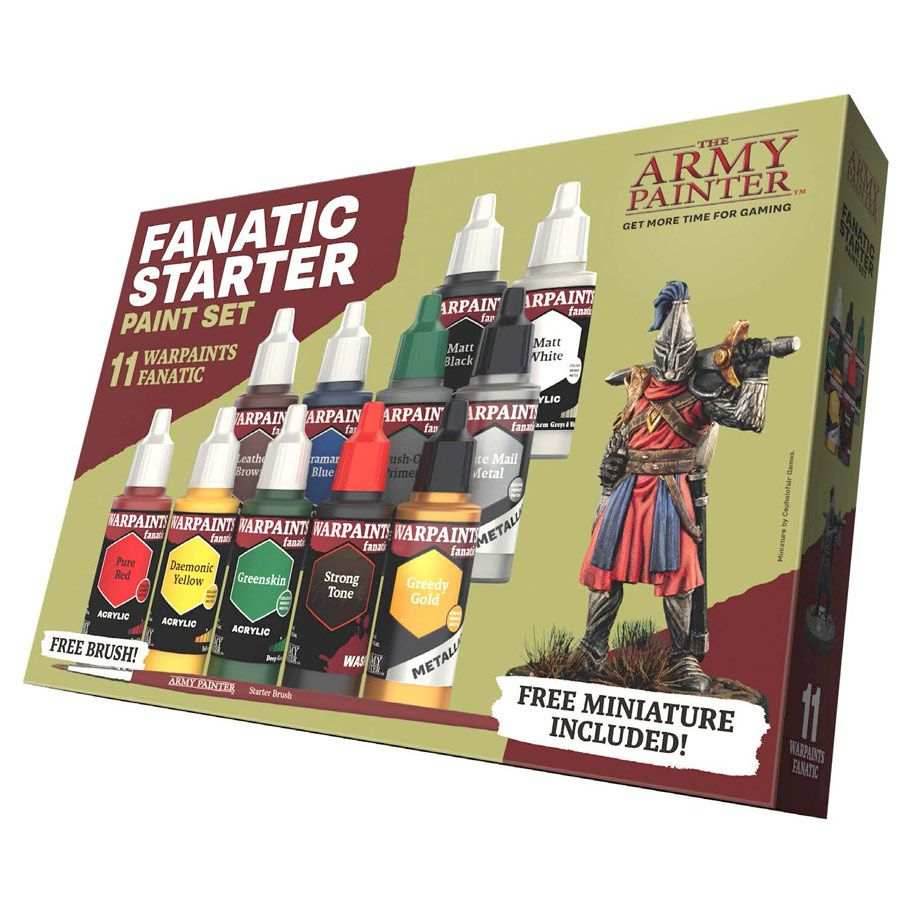 Army Painter Warpaints Fanatic: Starter Paint Set - 
