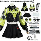 Anby Demara Cosplay Costume – Zenless Zone Zero Outfit with Props - S / Full Set(with wig)