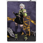 Anby Demara Cosplay Costume – Zenless Zone Zero Outfit with Props - S / Full Set(with wig)