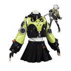 Anby Demara Cosplay Costume – Zenless Zone Zero Outfit with Props - S / Full Set(with wig)