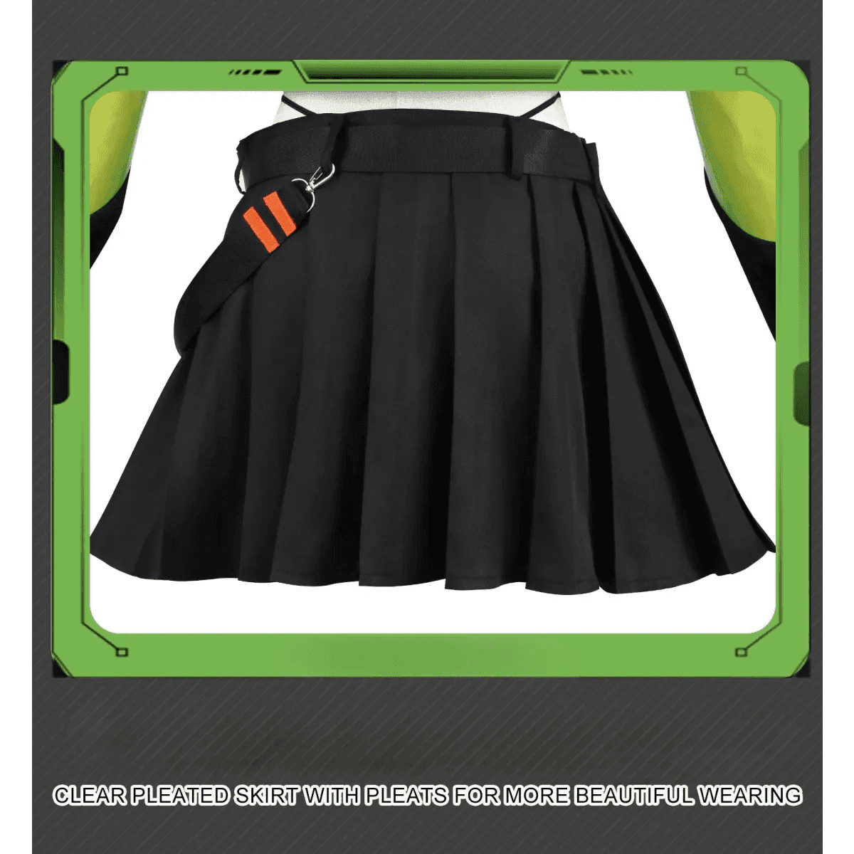 Anby Demara Cosplay Costume – Zenless Zone Zero Outfit with Props - S / Full Set(with wig)