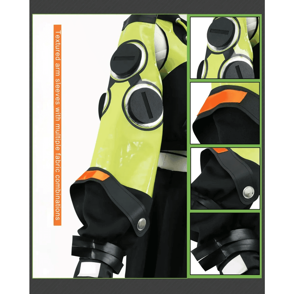 Anby Demara Cosplay Costume – Zenless Zone Zero Outfit with Props - S / Full Set(with wig)