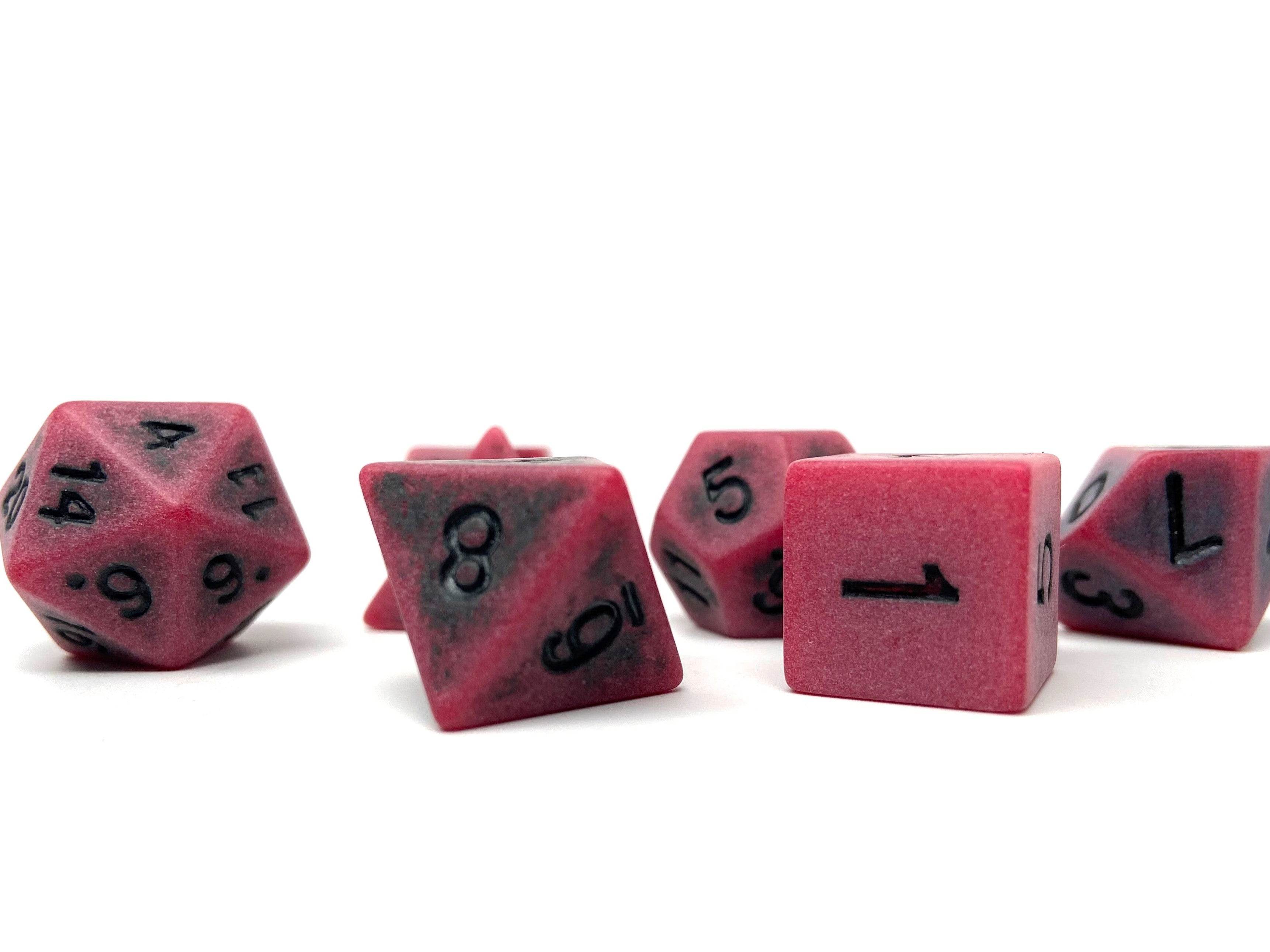 Ancient Brimstone Dice Collection - 7 Piece Set - Role-Players