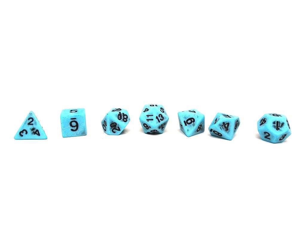 Ancient Topaz Dice Collection - 7 Piece Set - 