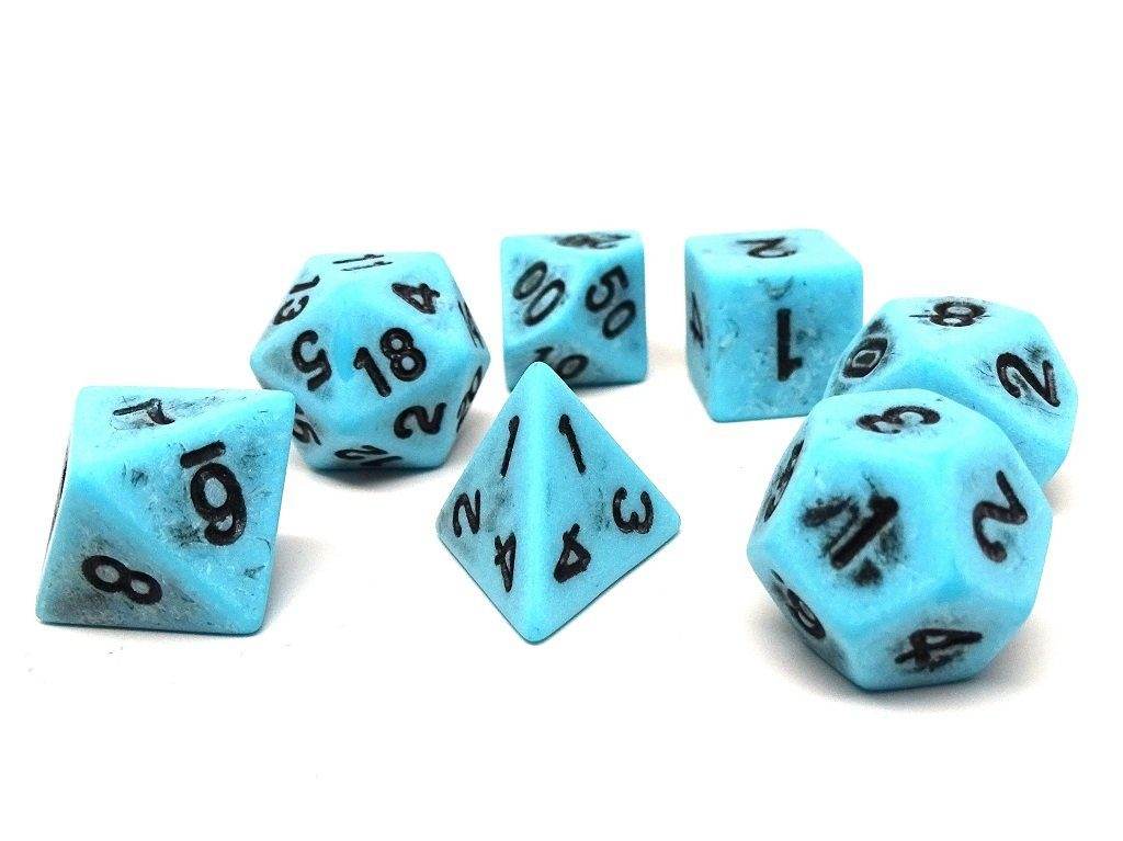 Ancient Topaz Dice Collection - 7 Piece Set - 